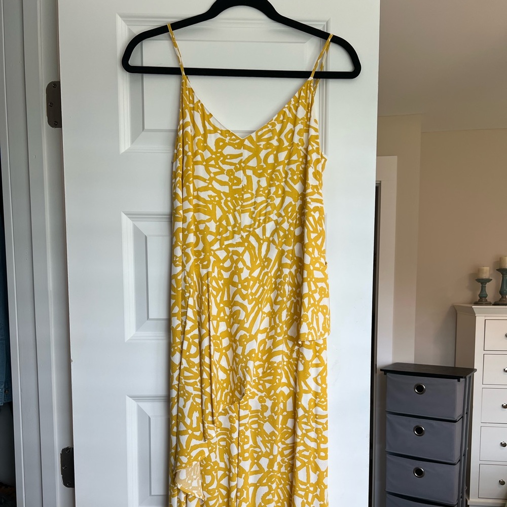 Anthropologie Yellow Romper